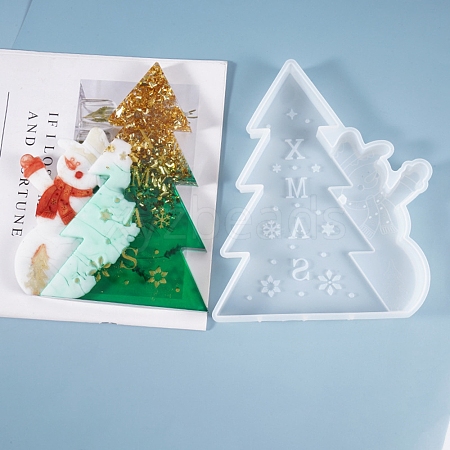 Christmas DIY Display Silicone Molds DIY-D049-07-1