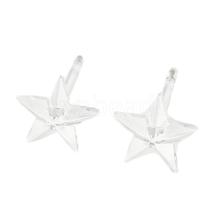 Resin Stud Earring Findings LS-X1-FIND-H046-11-1
