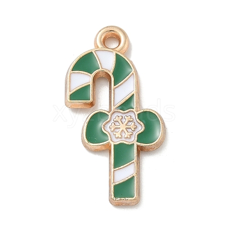 Christmas Theme Alloy Enamel Pendants ENAM-K074-02C-02-1