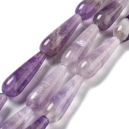 Natural Amethyst Beads Strands G-P528-H15-01-1