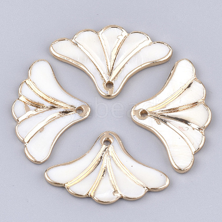 Electroplate Freshwater Shell Pendants X-SHEL-T012-04-1