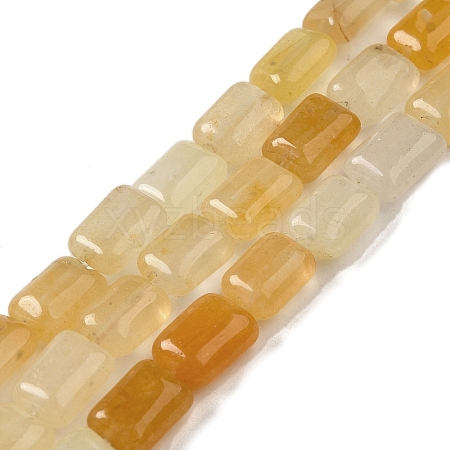 Natural Topaz Jade Beads Strands G-G085-A12-01-1