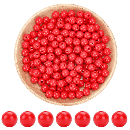 Opaque Acrylic Beads MACR-SP0001-85B-1