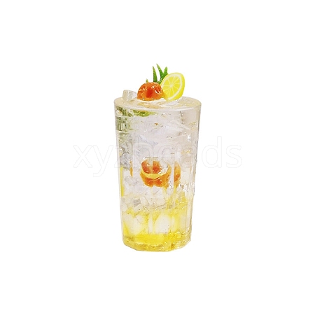 Resin Iced Lemon Tea Mini Model PW-WG45E47-01-1