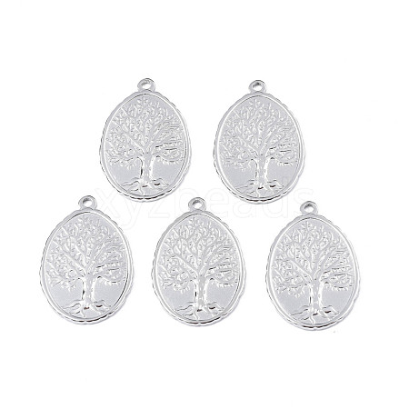 Non-Tarnish 201 Stainless Steel Pendants STAS-T063-188P-1