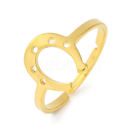 201 Stainless Steel Adjustable Ring for Women RJEW-D082-02D-1