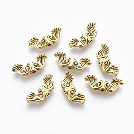 Tibetan Style Alloy Beads TIBEB-EA9130Y-AG-LF-1