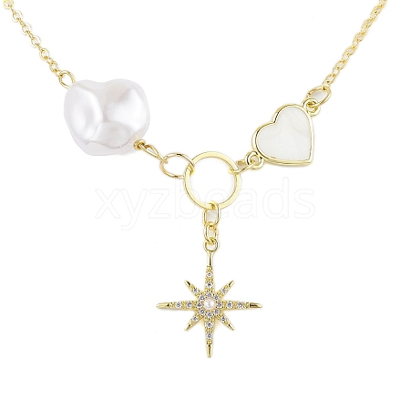 Brass Pendants Necklaces NJEW-JN04846-1