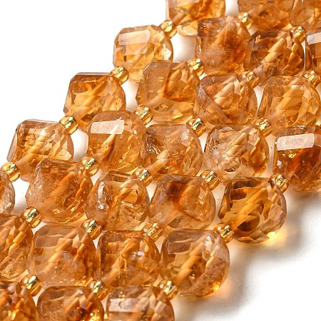 Natural Citrine Beads Strands G-M443-B01-01-1