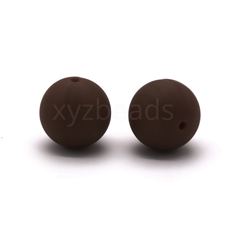 Round Food Grade Eco-Friendly Silicone Beads SI-JX0066A-22-1