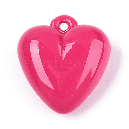 Opaque Acrylic Pendants SACR-T017-44F-1