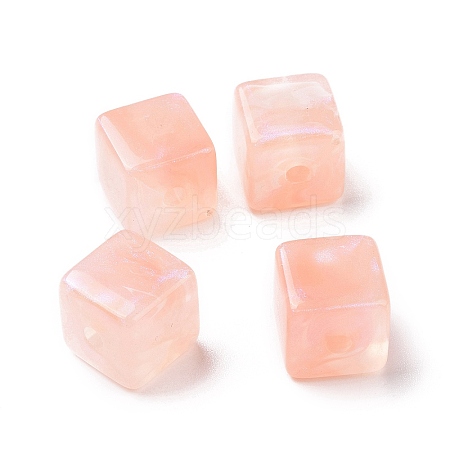 Opaque Acrylic Beads OACR-E014-18E-1