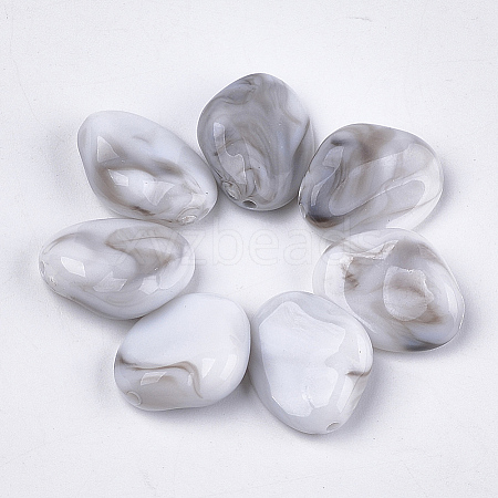 Acrylic Beads OACR-S029-023-1