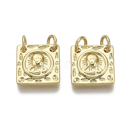 Brass Charms KK-R133-028-01G-NF-1