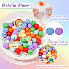 HOBBIESAY 74Pcs 8 Styles Food Grade Eco-Friendly Silicone Beads SIL-HY0001-14-5