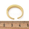 Brass Cuff Finger Rings RJEW-C120-04G-5