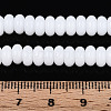 Opaque Spray Painted Glass Beads GLAA-ZX008-6mm-18G-4