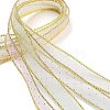 12 Yards 4 Colors Polyester & Polycotton Mesh Ribbons Sets SRIB-M012-03-2