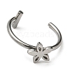 304 Stainless Steel Eyebrow Ring AJEW-H140-01P-2