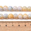 Baking Paint Glass Beads Strands DGLA-N003-8mm-C01-8