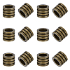 12Pcs 304 Stainless Steel European Beads STAS-UN0064-94AB-1