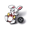 Rabbit Enamel Pins JEWB-D300-02EB-01-3