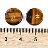 Natural Tiger Eye Pendants G-K359-04D-3