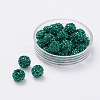 Pave Disco Ball Beads X-RB-Q195-14mm-205-1