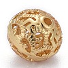 Brass Filigree Beads KK-P192-02-3