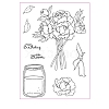 Bouquet Bottle Clear Silicone Stamps PW-WG749B1-01-1