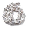 Natural Baroque Keshi Pearl Beads Strands PEAR-P064-15A-01A-3