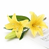 Imitation Leather Artificial Lily PW-WGFA2FB-08-1