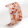 Natural Hematoid Quartz/Ferruginous Quartz Beads Strands GG-CBAE031-B01-2