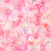 Transparent & Opaque Acrylic Bead OACR-TAC0002-08B-4