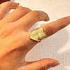 304 Stainless Steel Cuff Rings RJEW-S626-10G-D-1
