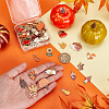 60Pcs 15 Styles Thanksgiving Day Alloy Enamel Pendants ENAM-PH0002-88-3