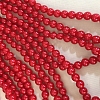 Resin Imitation Pearl Beads Strands RESI-WH0038-23G-1