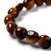 Natural Tiger Eye Beaded Stretch Bracelets BJEW-F414-02B-01-3