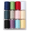 12 Colors Polyester Sewing Thread PW-WGD975A-07-1