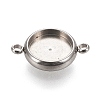 Tarnish Resistant 304 Stainless Steel Links Connectors Settings LS-X-STAS-K202-02D-P-1