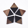 Resin & Walnut Wood Pendants RESI-Q210-009A-A01-1