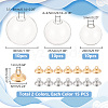   DIY Glass Globe Ball Wish Bottle Pendant Making Kit DIY-PH0021-91-2