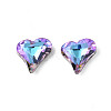 Pointed Back Glass Rhinestone Cabochons MRMJ-N027-005-A02-2