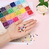 3600Pcs 24 Colors Handmade Polymer Clay Beads CLAY-YW0001-11A-8