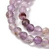 Natural Purple Lodolite Quartz Beads Strands G-A235-A01-02-4