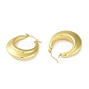 Ion Plating(IP) 304 Stainless Steel Hoop Earrings for Women STAS-I304-20A-G-2