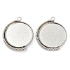 Zinc Alloy Pendant Cabochon Settings FIND-NH0001-13C-P-1