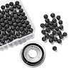 100Pcs 8mm Natural Lava Rock Beads Round Beads DIY-LS0002-43-1