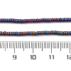 Electroplated Non-magnetic Hematite Beads Strands G-P571-A01-01F-4