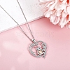 Alloy Pendant Necklaces PW-WGF73F2-01-3